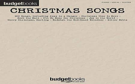 Budget Books Christmas Songs Pvg