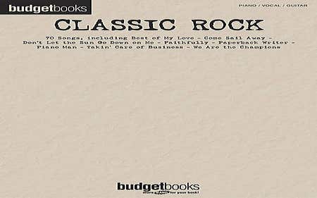 Budget Books Classic Rock Pvg
