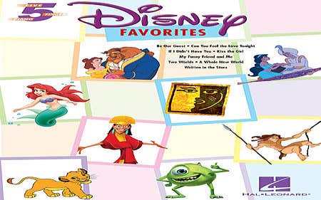 Disney Favorites 5 Finger Piano