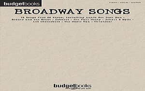 Budget Books Broadway Songs Easy Piano