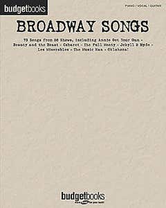 Budget Books Broadway Songs Easy Piano