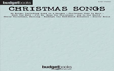 Budget Books Christmas Songs Easy Pno