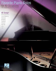 favorite piano solos for all occasions / VARIOUS (HAL LEONARD)