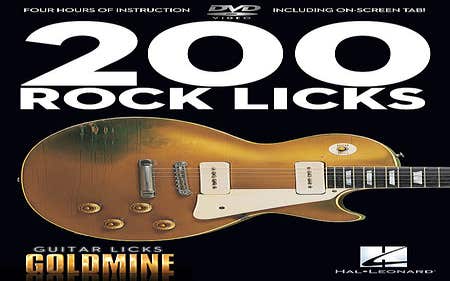 Guitar Licks Goldmine 200 Rock Licks Dvd