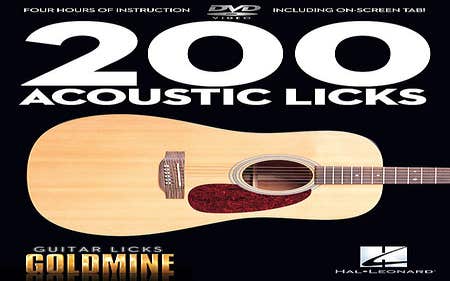 Guitar Licks Goldmine 200 Acoustic Licks Dvd