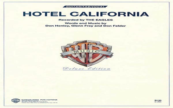 Hotel California S/S Gtr Tab