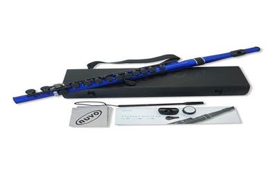 Nuvo Student (Straight Head) Flute 2.0 - Blue/Black