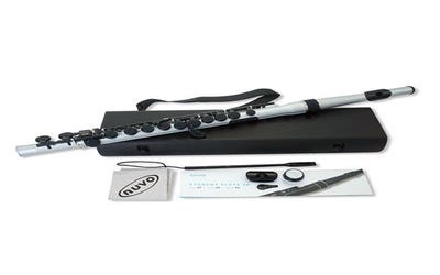 Nuvo Student Flute 2.0 - Silver/Black