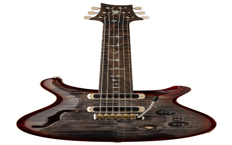 Paul Reed Smith (PRS) 40th Anniversary Custom 24-08 Semi Hollow Limited Edition - Charcoal Cherry Burst