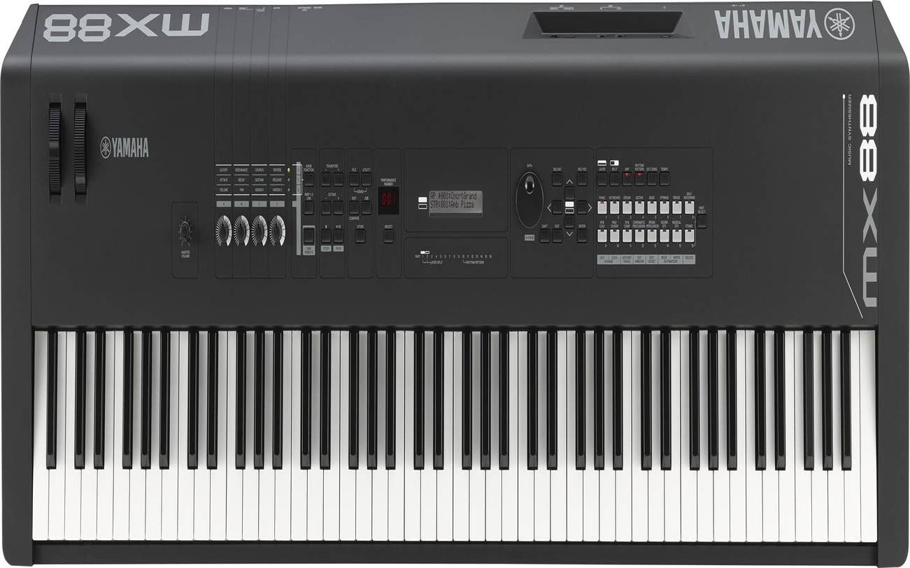 Yamaha MX88 BK 88-note Keyboard Synthesizer w/MOTIF sounds - Black
