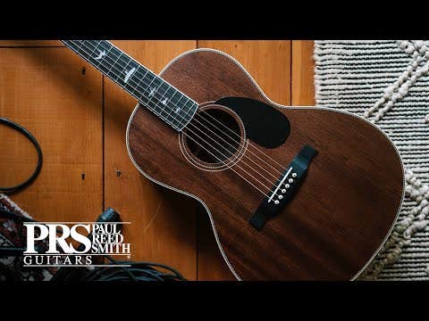 Paul Reed Smith (PRS) SE P20E Parlour Acoustic/Electric Guitar w/Gigbag - Vintage Mahogany