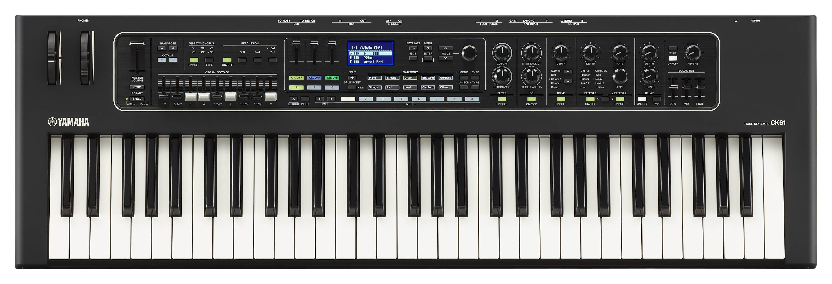 Stage piano deals 61 keys