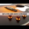 Cort CJ-Retro Jumbo Acoustic Electric Guitar - Vintage Sunburst Matte