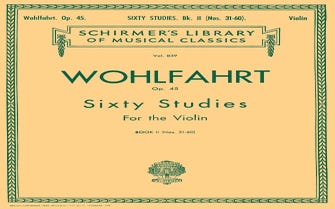 Wohlfahrt - 60 Studies Op 45 Bk 2 Violin