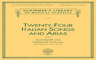24 Italian Songs & Arias Medium Low Voice