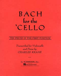 bach for the cello cello/piano / BACH J S (SCHIRMER)