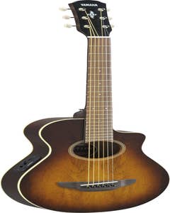 Yamaha APXT2EW Exotic Wood 3/4-size Acoustic/Electric Guitar w/ Gigbag Tobacco Brown Sunburst