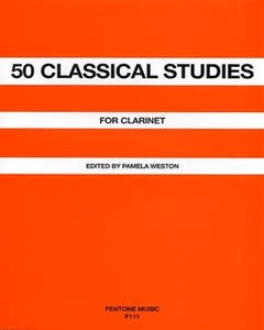 50 Classical Studies For Clarinet Ed Weston