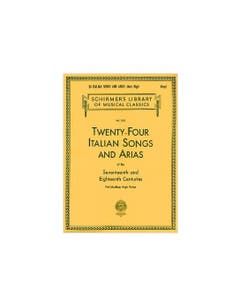 Italian Songs And Arias 24 Med High