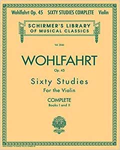 Wohlfahrt - 60 Studies Op 45 Violin Complete Bks 1-2