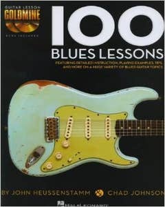 GOLDMINE: 100 BLUES GUITAR LESSONS BK/2CD / JOHNSON HEUSSENSTAMM (HAL LEONARD)
