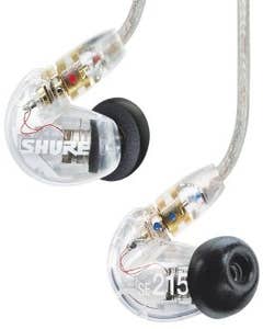 Shure SE215 Sound Isolating Earphones - Clear (SHR-SE215-CL)