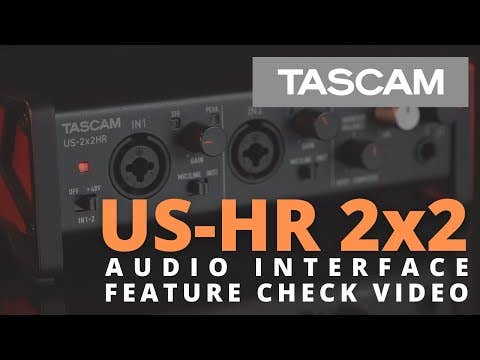 Tascam US-2x2HR High Resolution USB Audio Interface