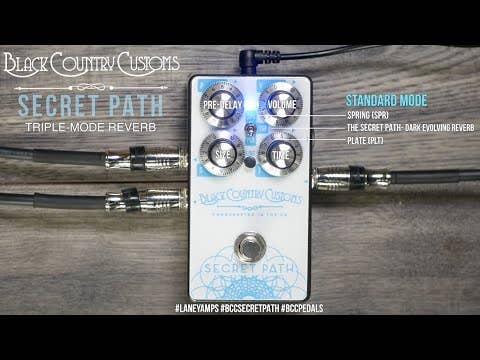 Black Country Customs Secret Path Reverb Pedal