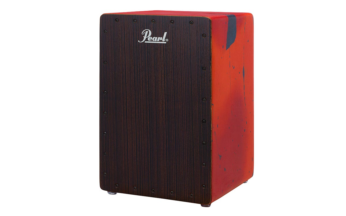 Pearl Percussion Primero Cajon - Abstract Red