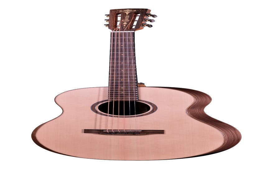 Crafter GRAND MINO/MAHOGANY Mid-Body Acoustic Electric Guitar - Spruce / Mahogany