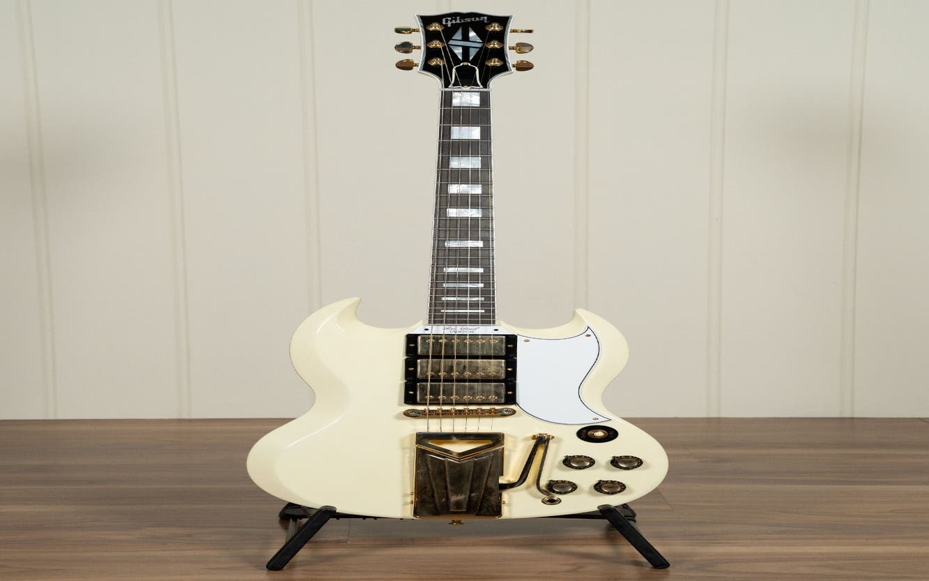 Gibson 60th Anniversary 1961 Les Paul SG Custom w/Sideways Vibrola - Polaris White - One only