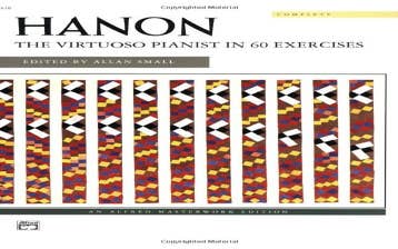 Complete Hanon Comb Binding