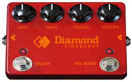 Diamond Fireburst Fuzz/Distortion Pedal - One Only
