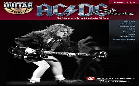 Ac/Dc Classics Guitar Play Along Bk/Cd V119