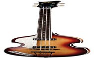 Hofner Contemporary Violin Bass w/Case - Antique Brown Sunburst - Left Handed
