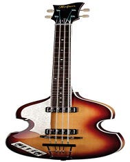 Hofner Contemporary Violin Bass - Antique Brown Sunburst w/ Case (HCT-500/1L-SB)