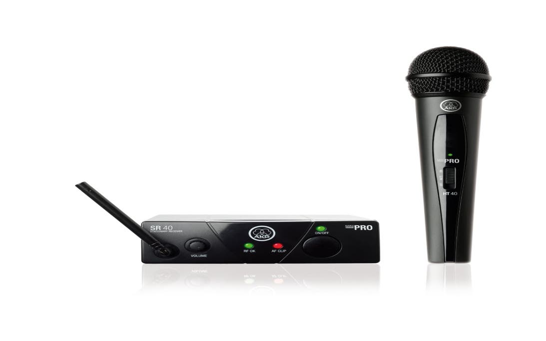 AKG WMS40 Mini Single Wireless Handheld Microphone System (Band A)