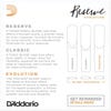 D'Addario Reserve Evolution Bb 3.0 Clarinet Reeds - BOX OF 10
