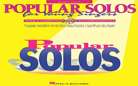 Popular Solos For Young Singers Bk/Cd