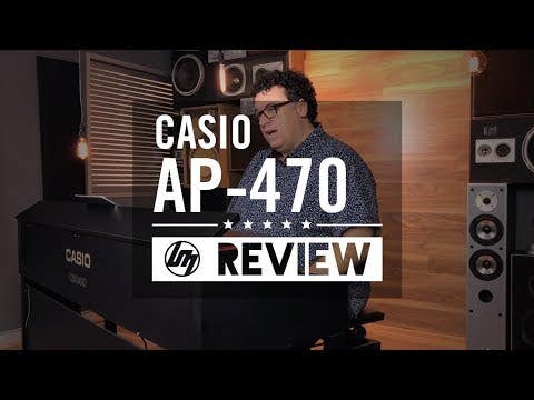 Casio Celviano AP470BK Digital Piano - Satin Black w/matching Bench