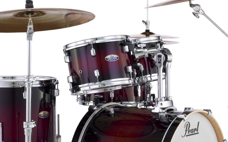 Pearl Decade Maple 5pc Fusion Drum Kit - Shell Pack - Gloss Deep Red Burst
