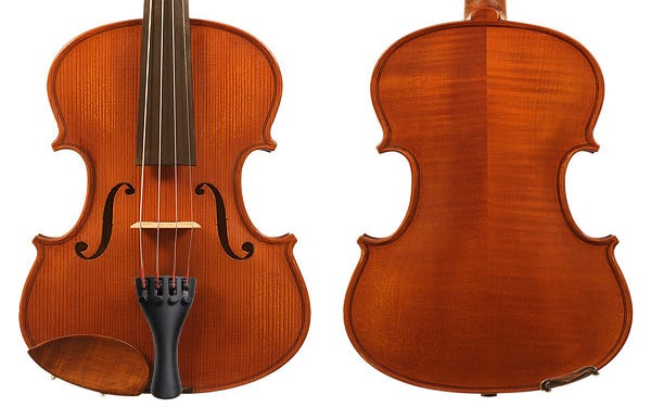 St Romani II by Gliga Violin Outfit w/Tonica Strings 4/4