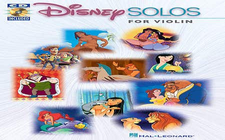 Disney Solos Violin Bk/Cd