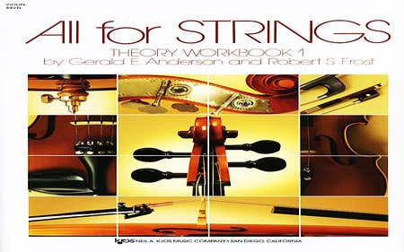 All For Strings Theory Workbook 1 Violin