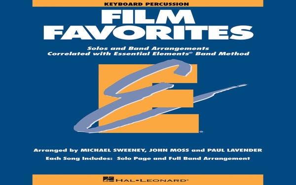 Film Favorites Keyboard Percussion