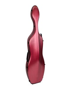CELLO CASE-POLYCARBONATE HQ-BRUSHED RED 4KG