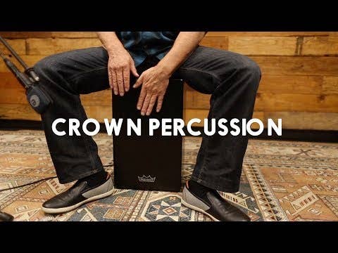 Remo Crown Percussion Cajon - Black