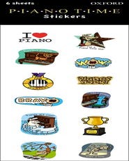 Piano Time Stickers 6-Sheet Pack