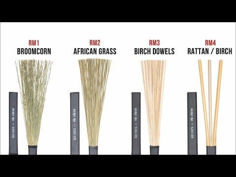 Vic Firth ReMix Brushes - Rattan/Birch (VFRM4)