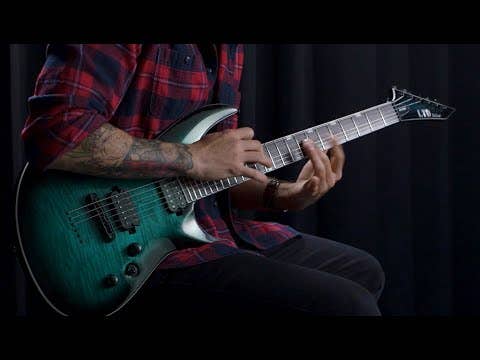 ESP LTD H3-1000FM Electric Guitar - See Thru Purple Sunburst